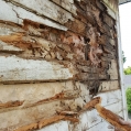before - old chimney damage